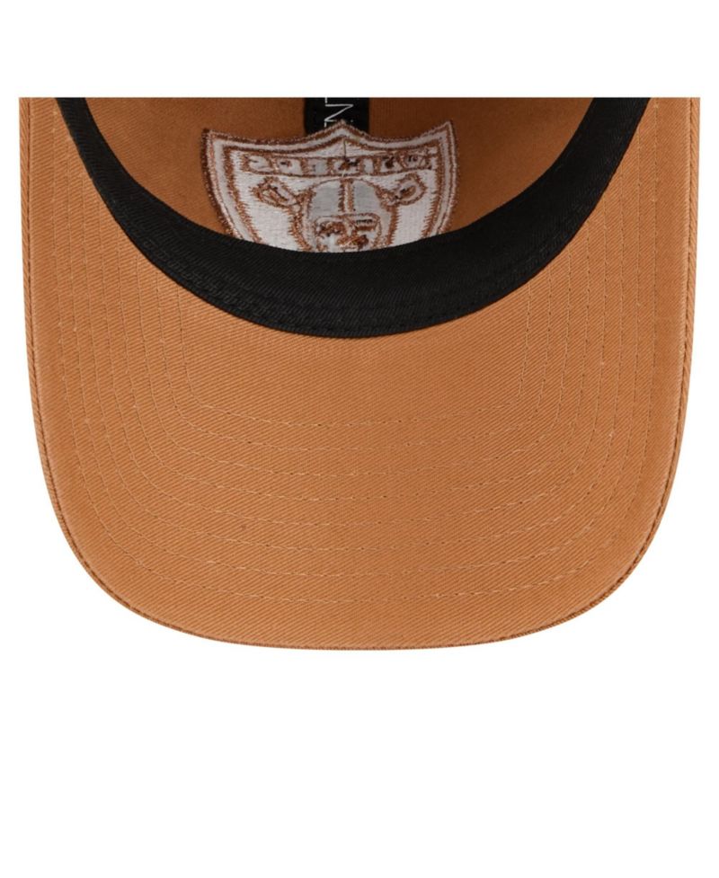 Men's Brown Las Vegas Raiders Stamp 9TWENTY Adjustable Hat