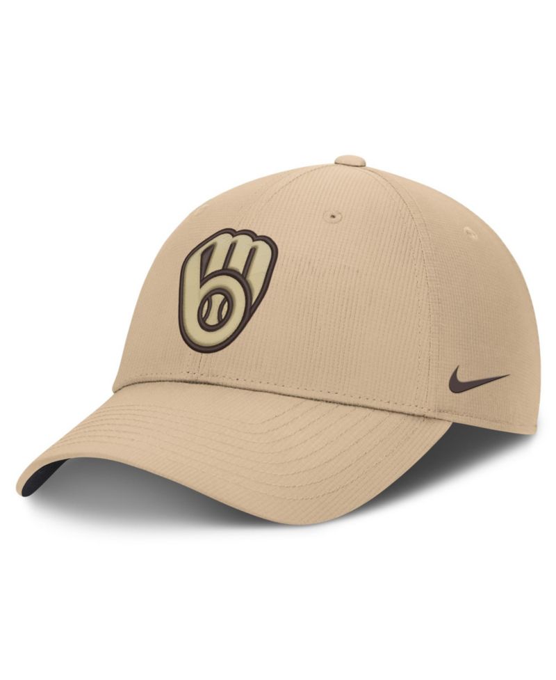 Men's Khaki Milwaukee Brewers Desert Ripstop Club Adjustable Hat