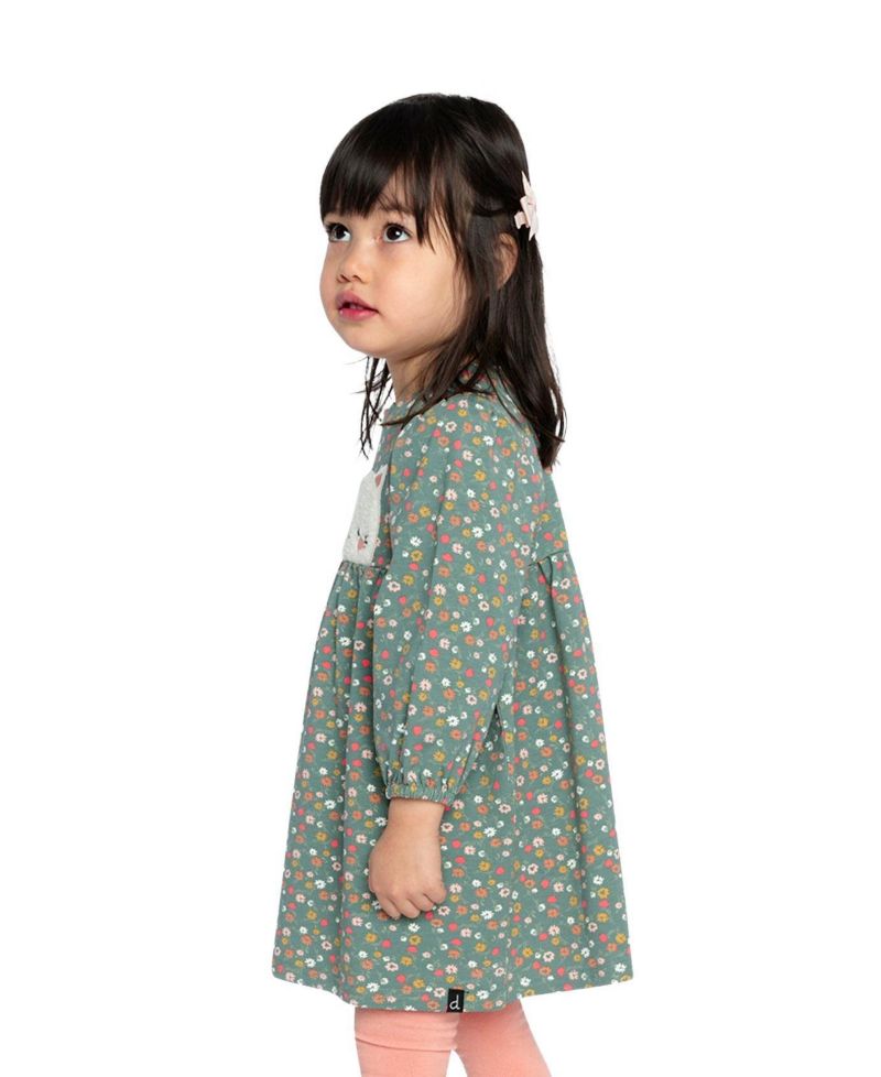 Baby Girls ( 12 M to 24 M ) Cotton Printed Dress Floral Print