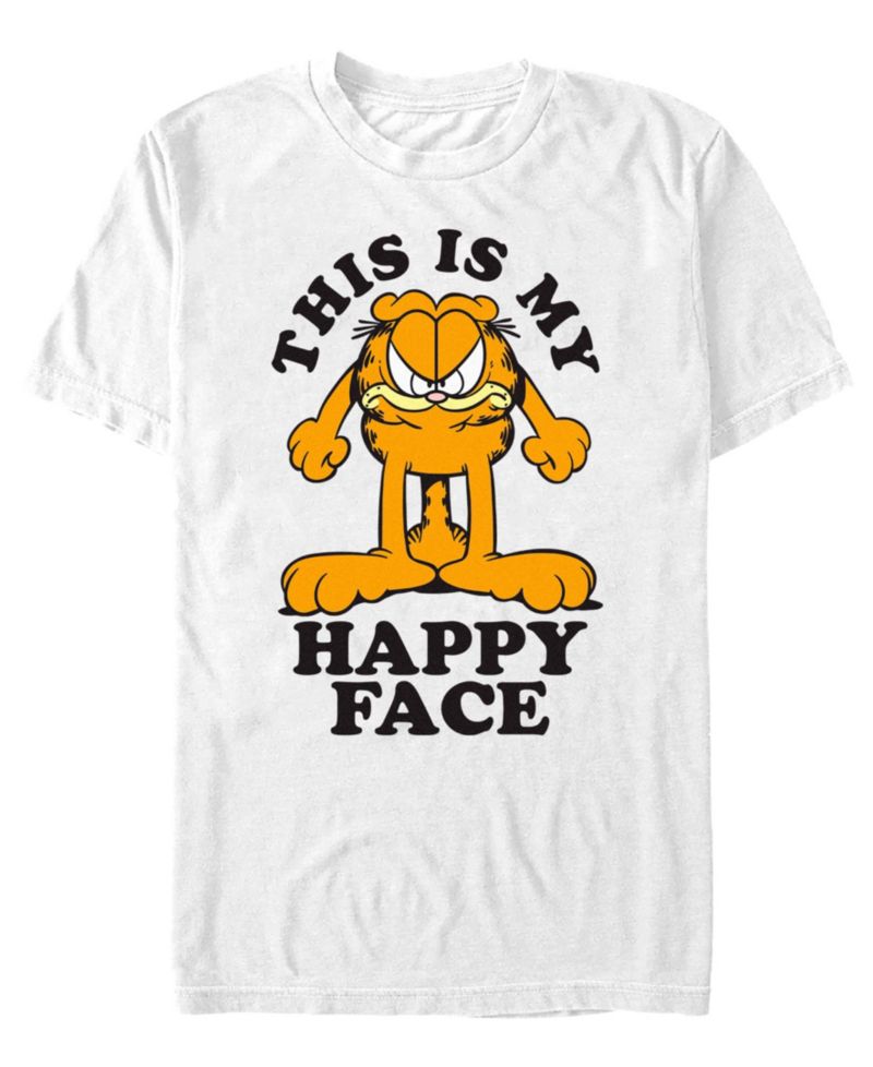 Men's Garfield Happy Face T-Shirt