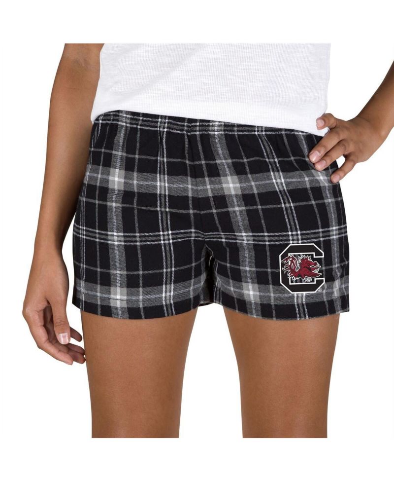 Women's Black/Gray South Carolina Gamecocks Ultimate Flannel Shorts