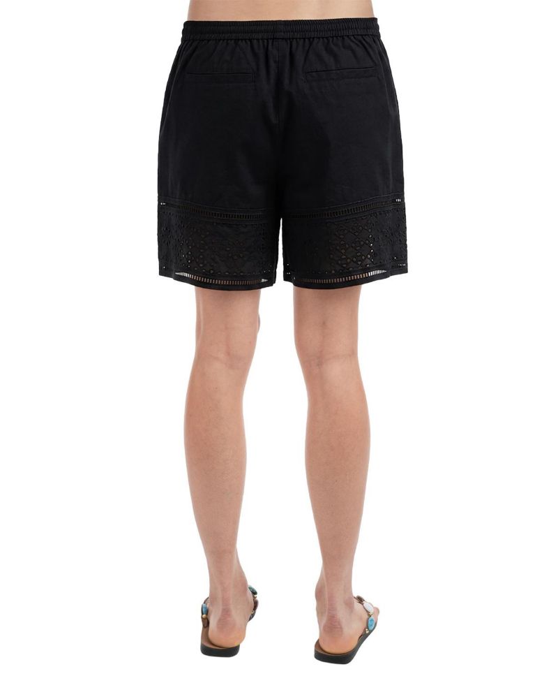 Women's Lace Inset Short