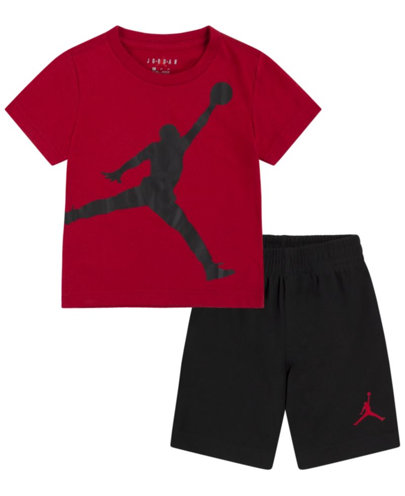 Boys' 2T-7 Jumbo Jumpman T-Shirt and Shorts, 2-Piece Set