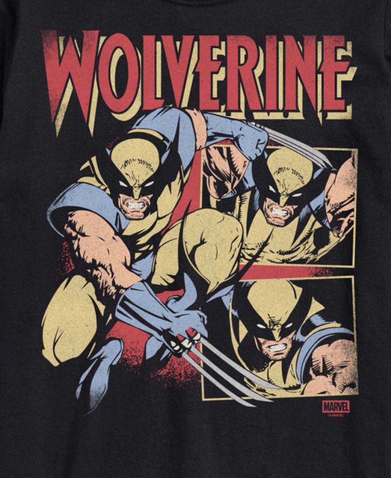 Men's Wolverine Vintage Faded Short-Sleeve Graphic T-Shirt