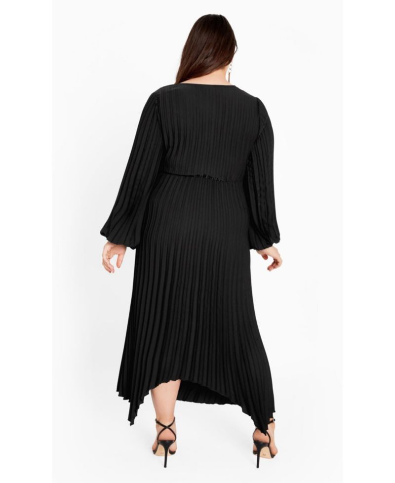 Plus Size Eve Pleat Dress