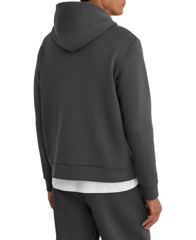 Men's Dane Sueded Cotton-Modal Blend Interlock Jersey Hoodie