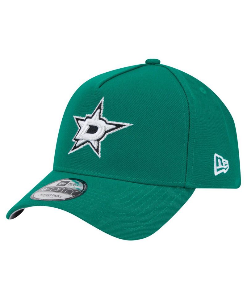 Men's Kelly Green Dallas Stars Core A-Frame 9FORTY Adjustable Hat