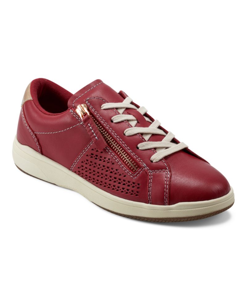 Women's Netta Side Zip Lace-Up Sneakers