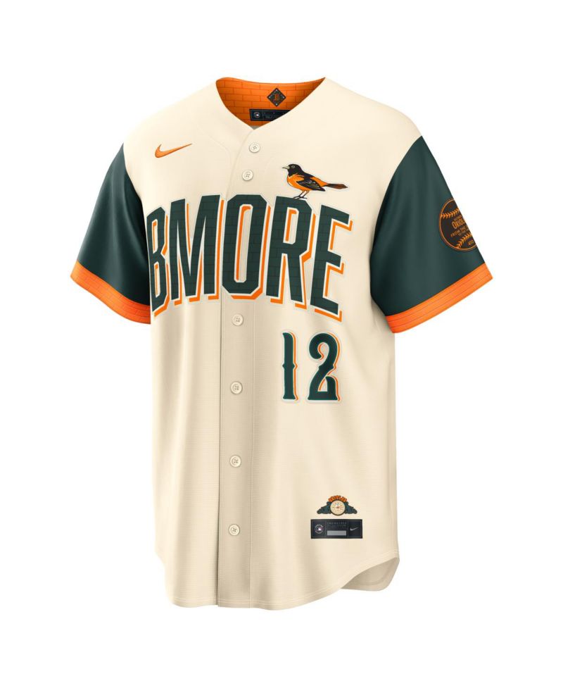 Men's Dylan Beavers Natural Baltimore Orioles 2026 City Connect Stadium Jersey