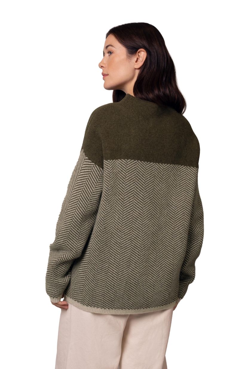 Women's Celtic and Co. Felted Funnel Neck Sweater