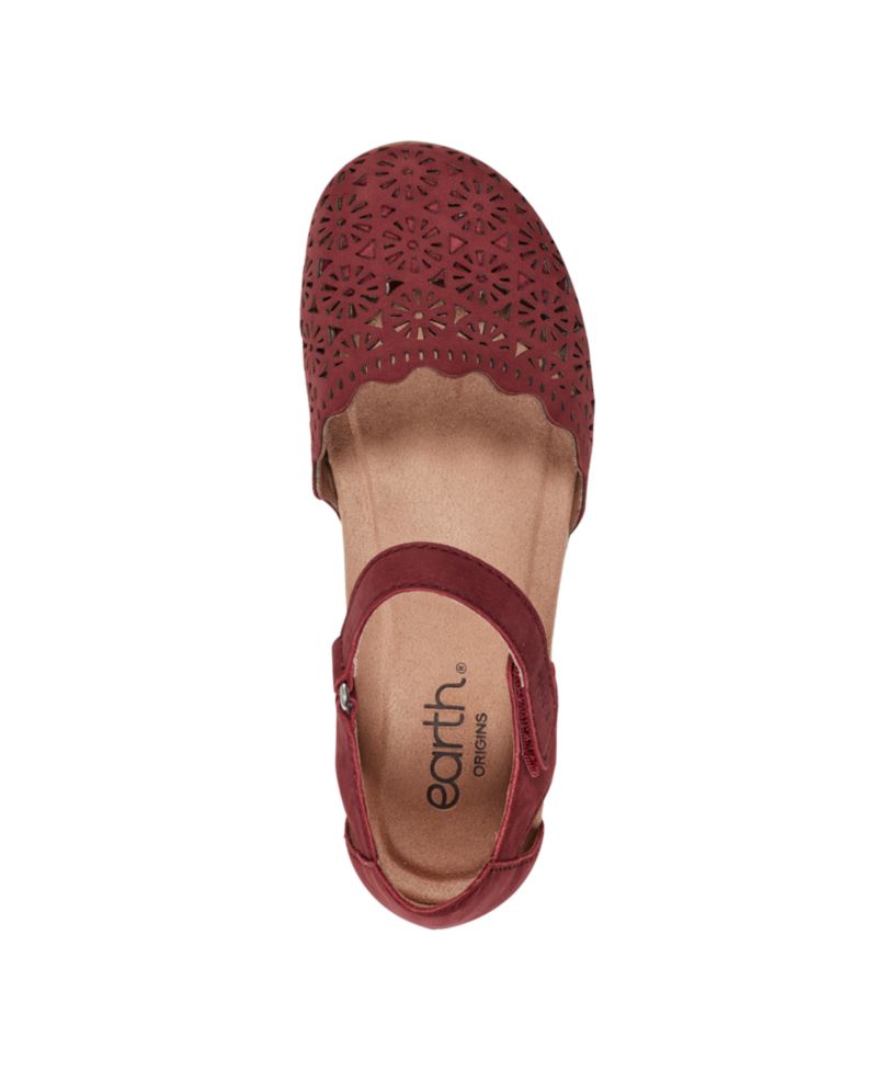 Women's Bronnie Perforated Two-Piece Flat Sandals