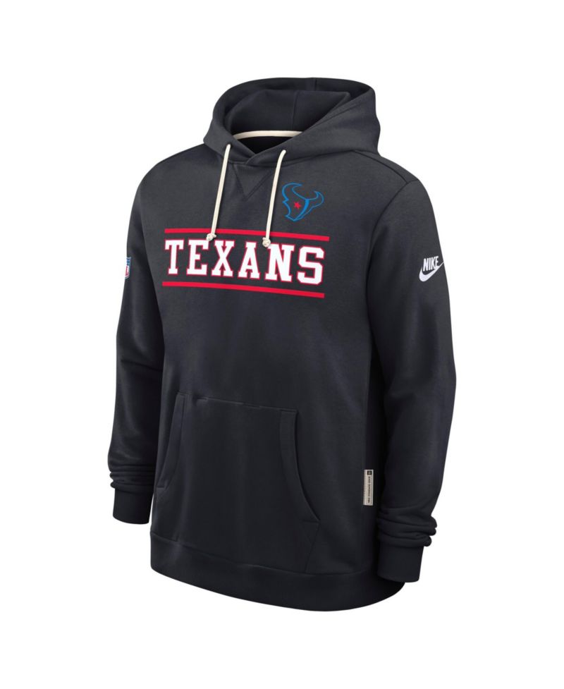 Men's Navy Houston Texans Standard Issue ReplayAlternate Dri-FIT Hoodie