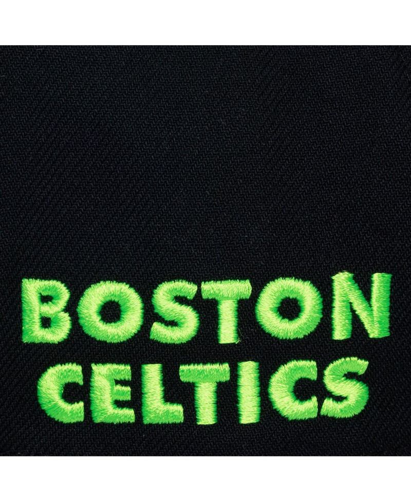 Men's Black Boston Celtics Hardwood Classics Legendary Away Pro-Pinch Adjustable Hat