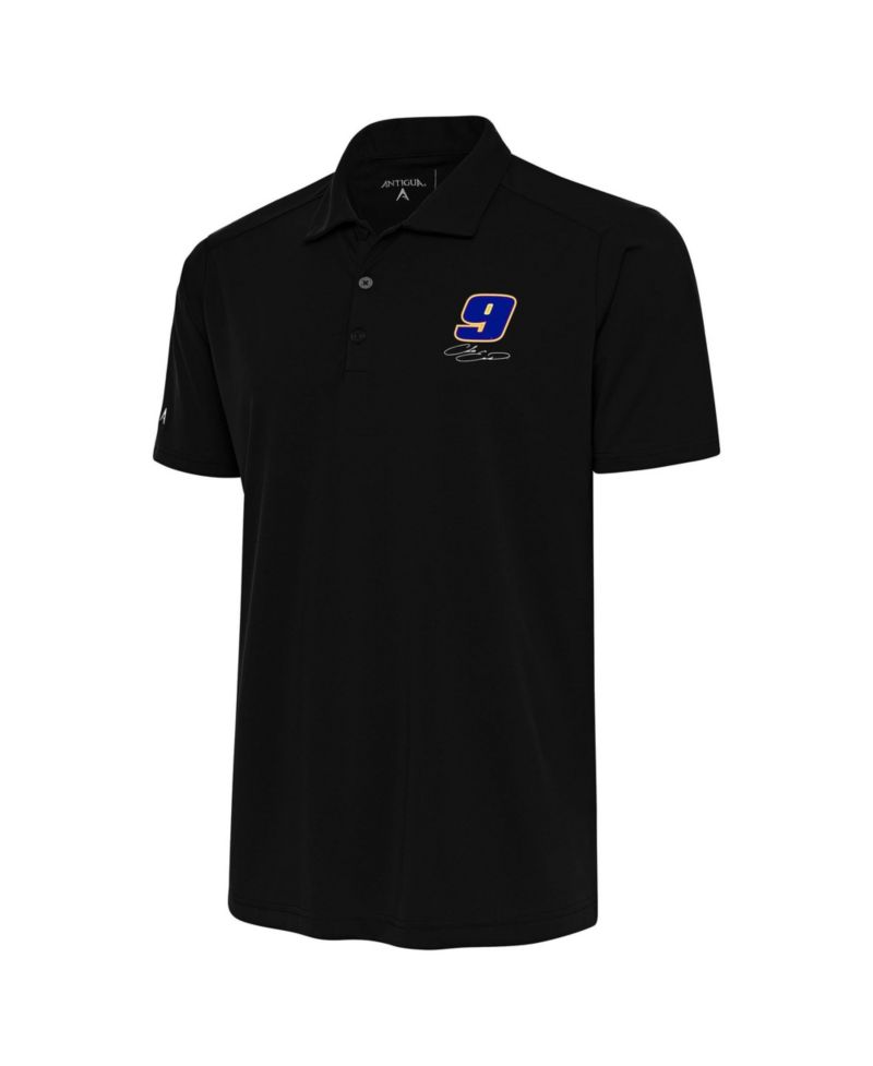Men's Black Chase Elliott Tribute Polo Shirt