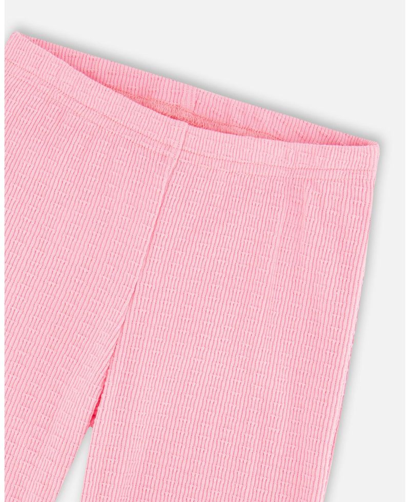 Baby Girls Crinkle Jersey Leggings Pink