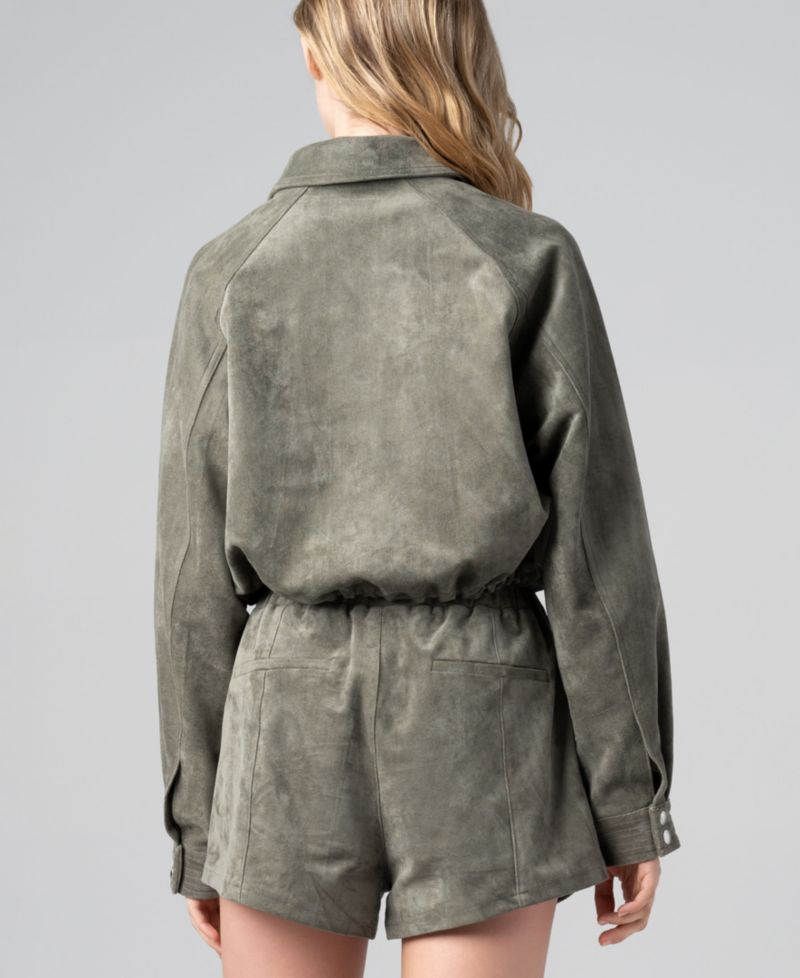 Women's Front Zip Collared Jacket