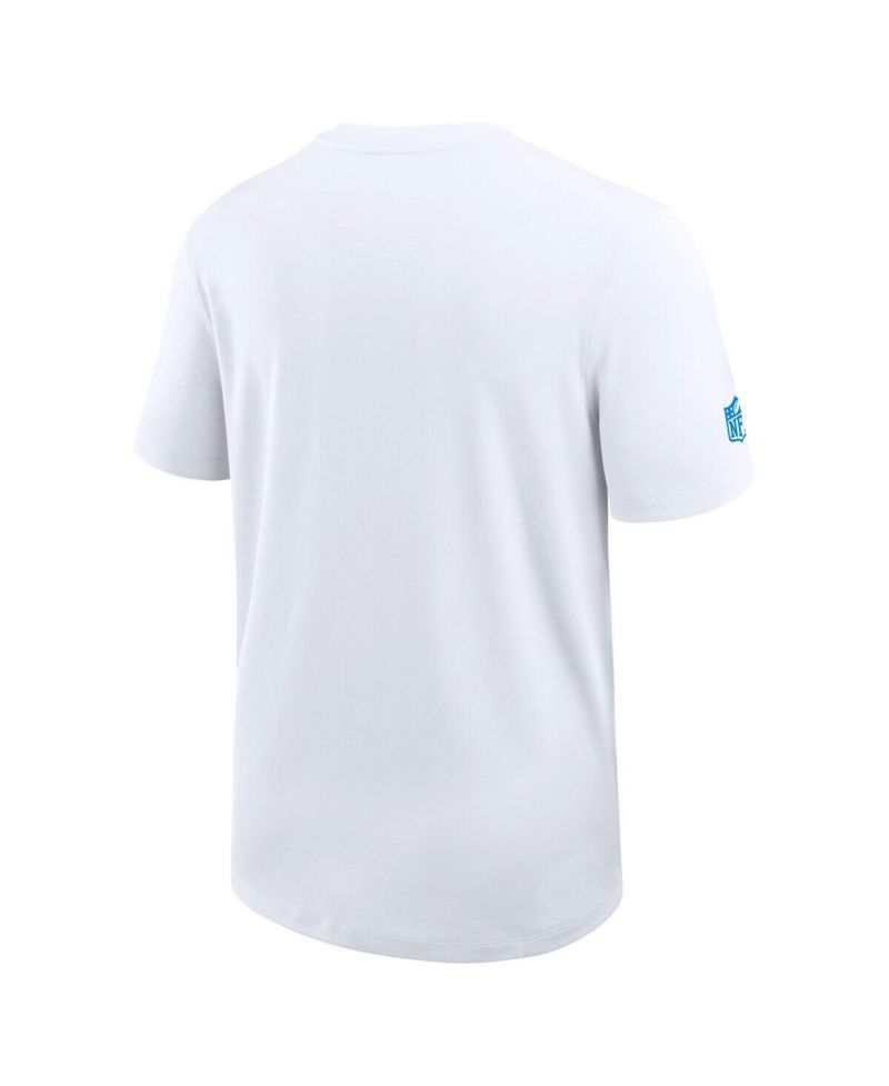 Men's White Los Angeles Chargers Sideline UV Performance Coach Shirt