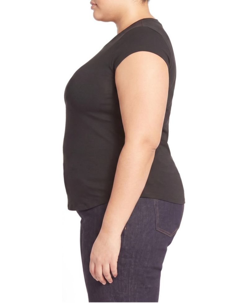 Plus Size Ashley Cap Sleeve Tee