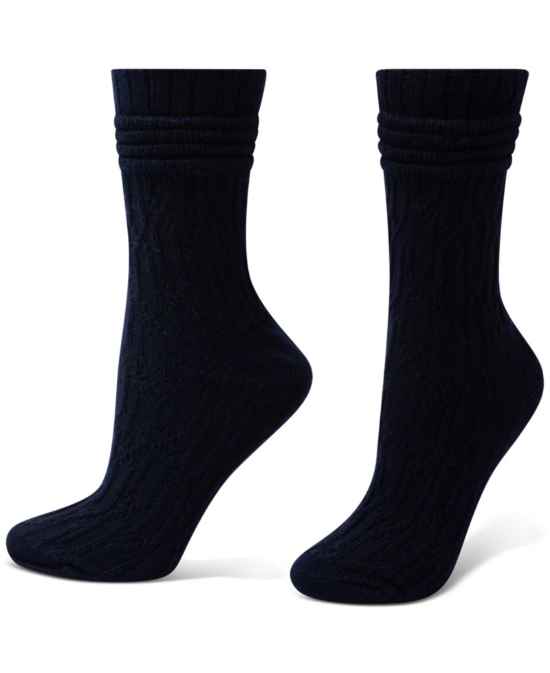 Women's Bubble Cable Boot Sock 2 Socks, 2-Pack