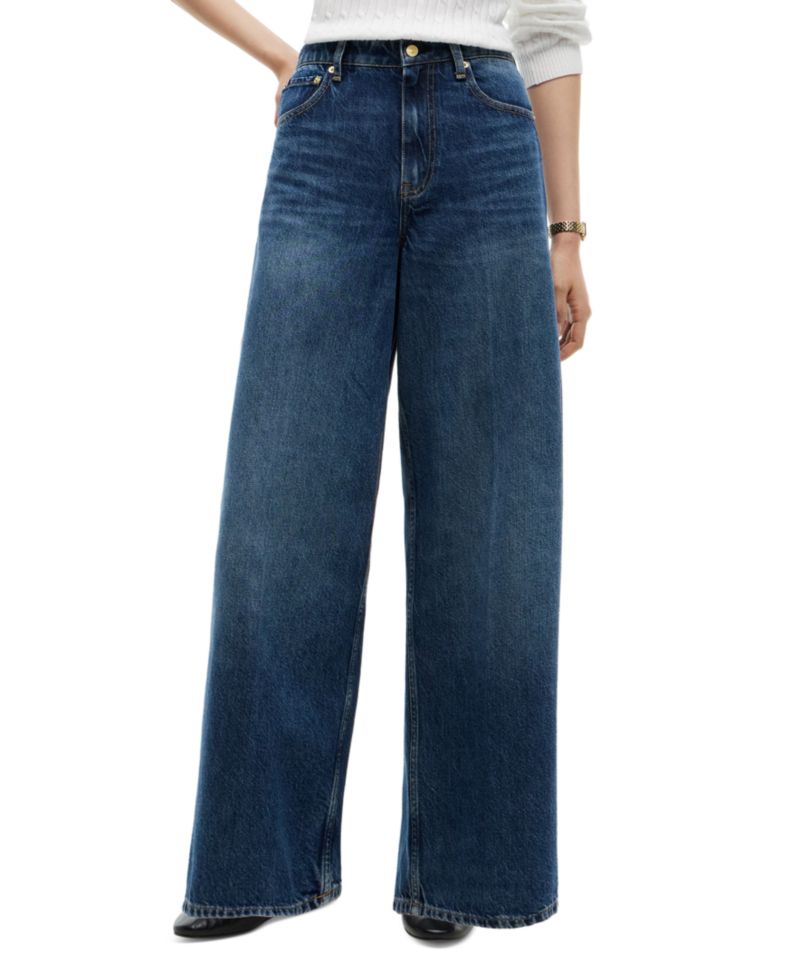 Women's Indie High-Rise Wide-Leg Jeans