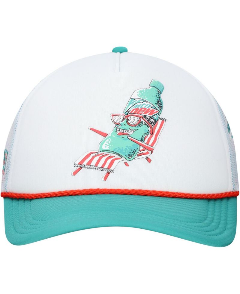 Men's White Mountain Dew Baja Blast or Bust Foam Adjustable Trucker Hat
