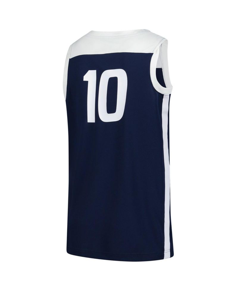 Men's 10 Navy Butler Bulldogs Replica Basketball Jersey