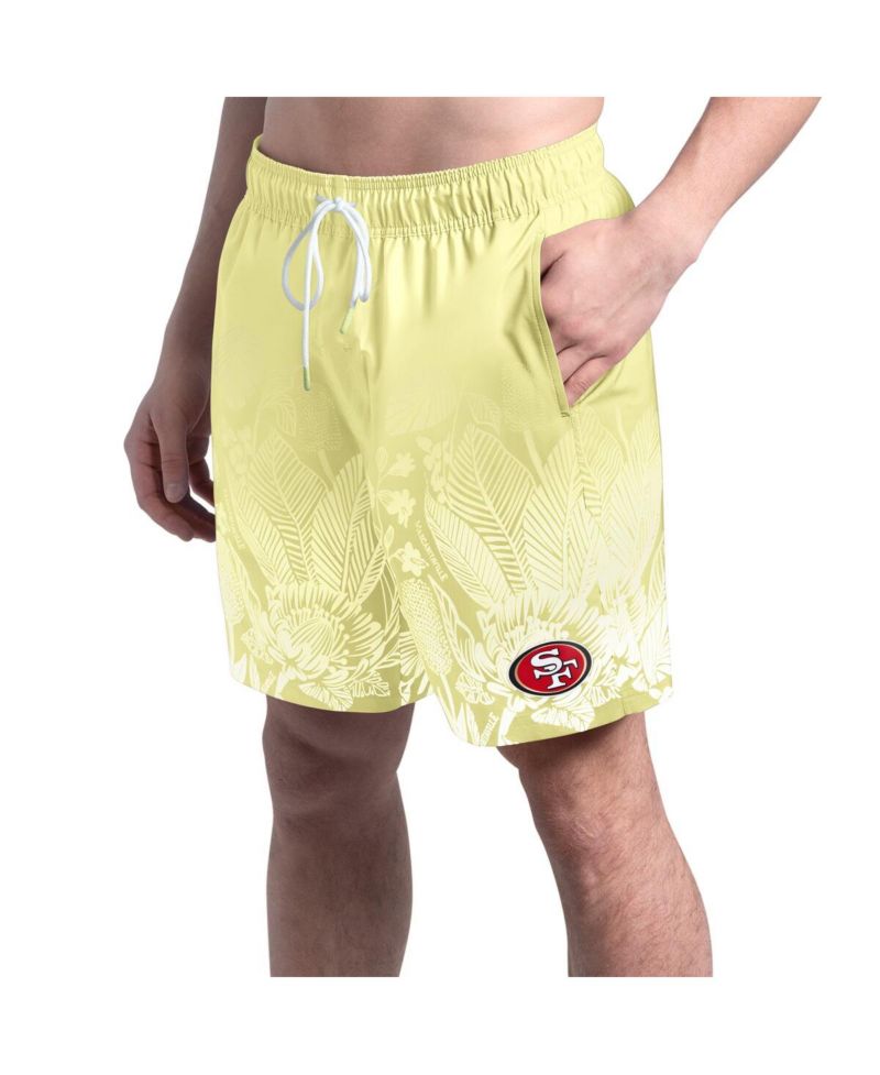 Men's Yellow San Francisco 49ers Lagoon Fiesta Swim Shorts