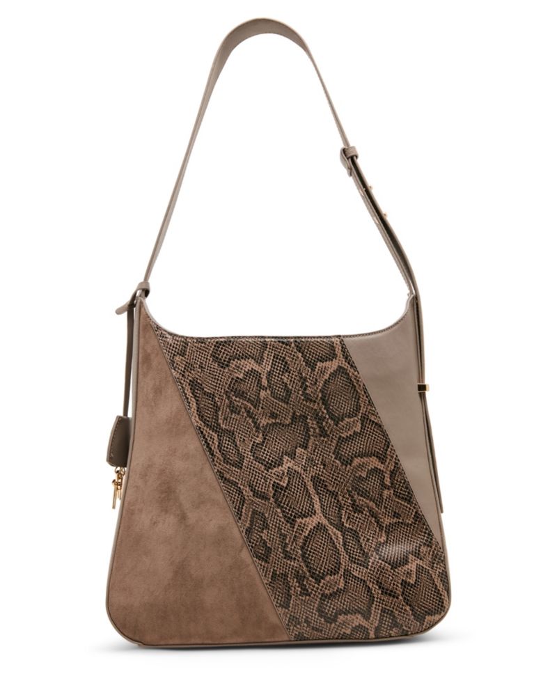 Large Multi-Pieced Hobo Handbag