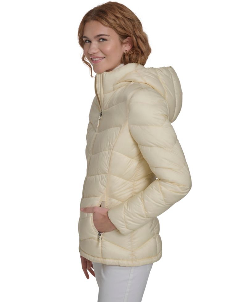Women's Packable Hooded Puffer Coat