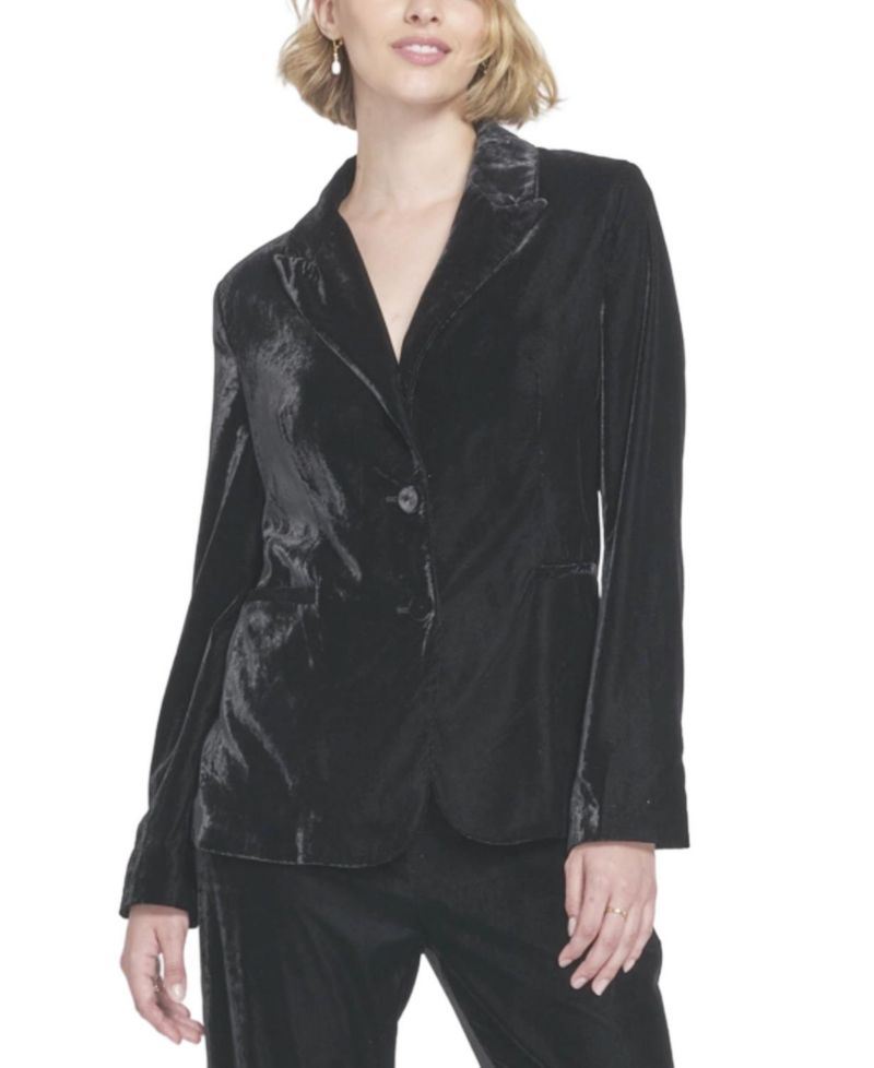 Women's Velvet Blazer