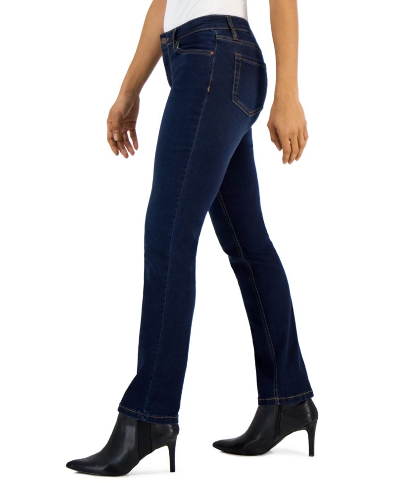 Women's Lexington Mid Rise Straight Leg Denim Jeans
