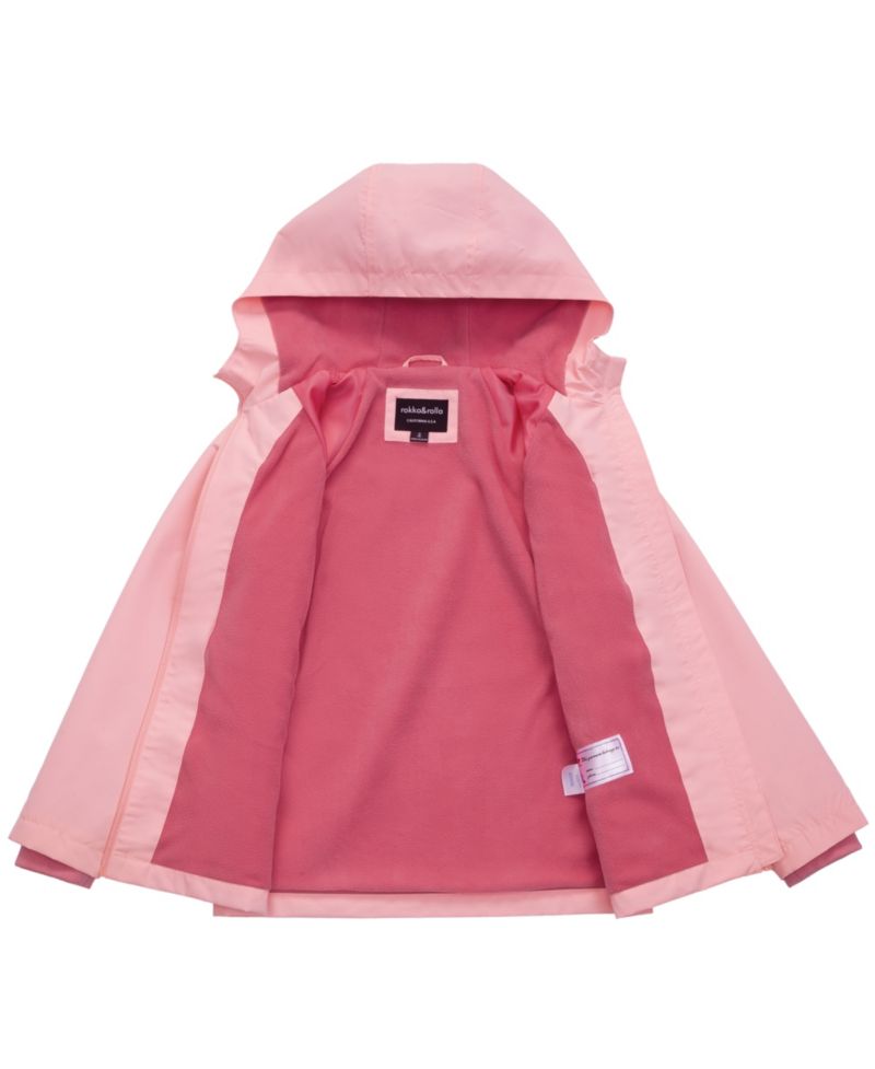 Girl's (4-18) Ripstop Fleece Lined Windbreaker