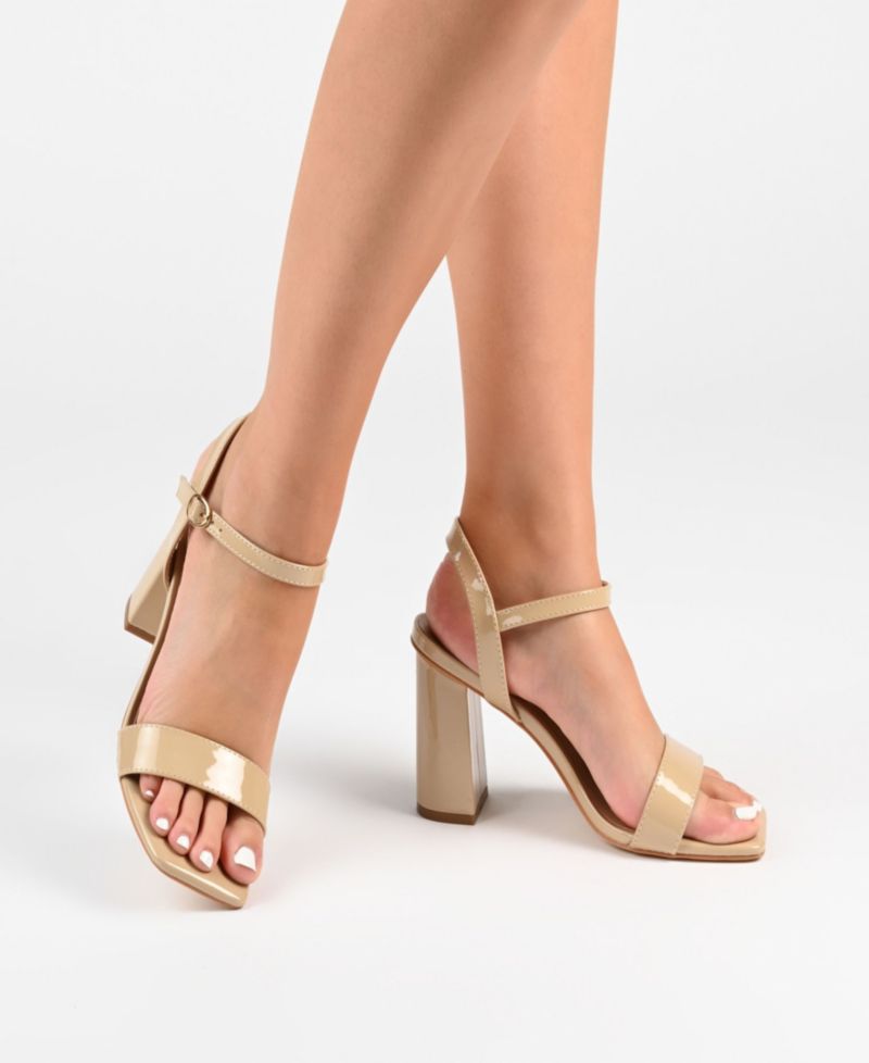 Women's Tivona Square Toe Block Heel Dress Sandals