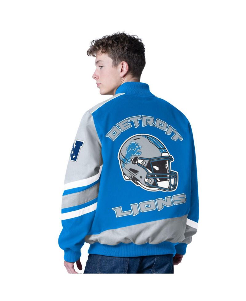 Men's Royal Buffalo Bills Prime Time Full-Zip Racing Jacket