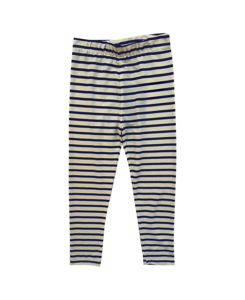 Baby Boys and Girls 2-Piece Penn State Nittany Lions Long Sleeve Top and Striped Tri-Blend Leggings Set