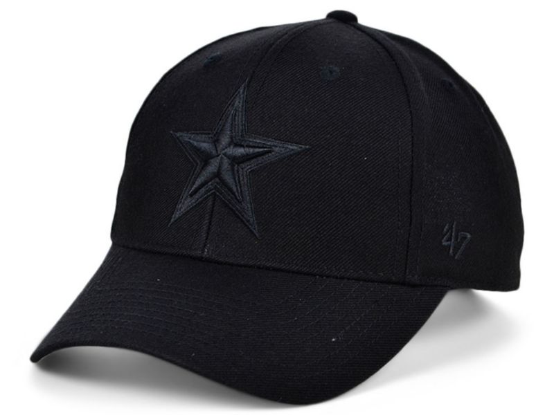Men's Dallas Cowboys Black & Black MVP Cap