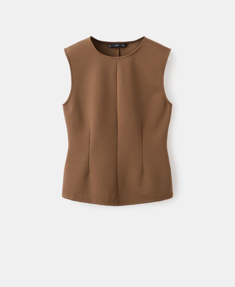 Women's Wide Straps Fitted Top