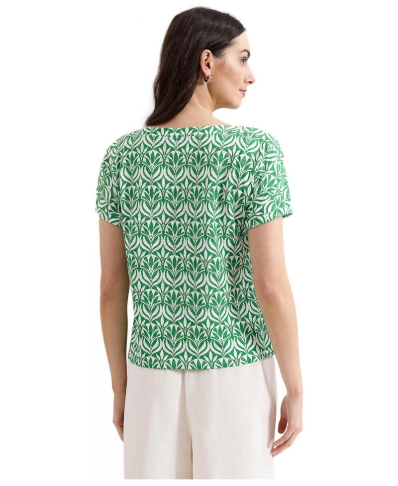 Women's Suzie Short Sleeve Boat Neck Top
