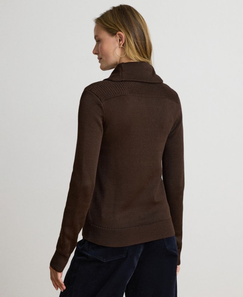 Women's Sabree Long-Sleeve Buckle-Trim Sweater