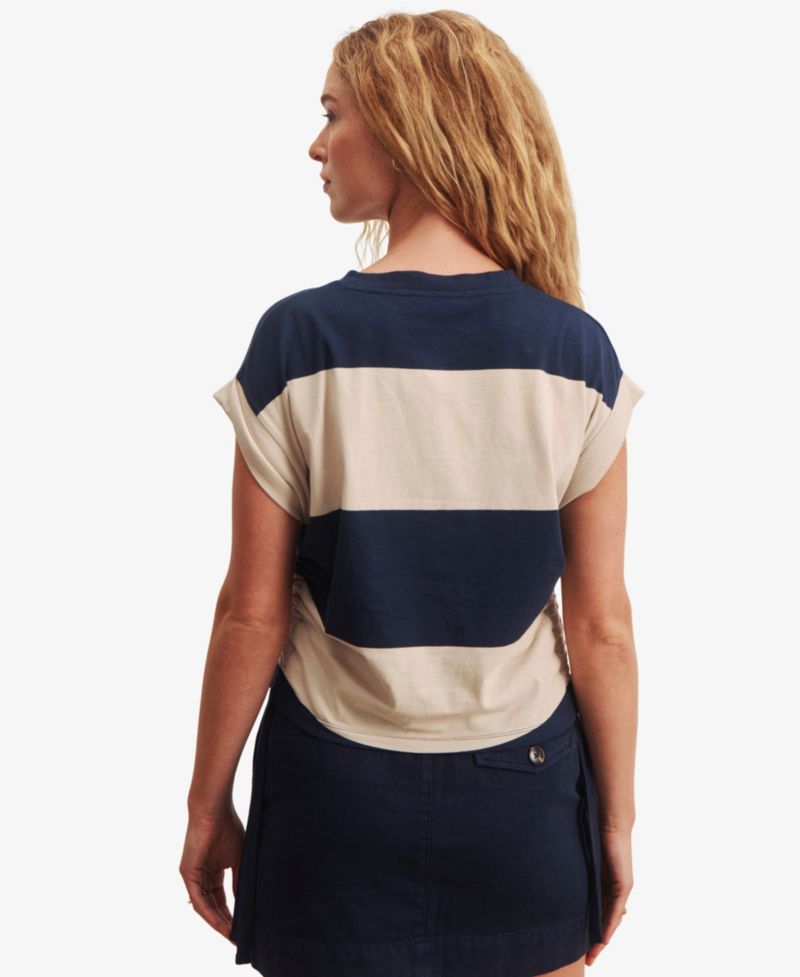 Women's Ruched Crewneck T-Shirt