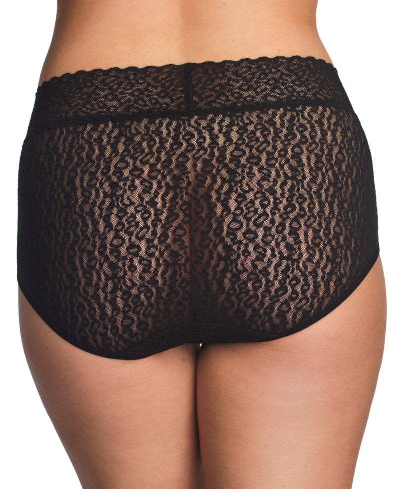Women's High Bar Stretch Lace Full-Coverage Brief Panties