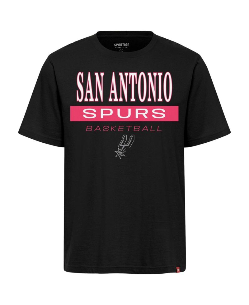 Men's and Women's Black San Antonio Spurs Duke Russell T-Shirt