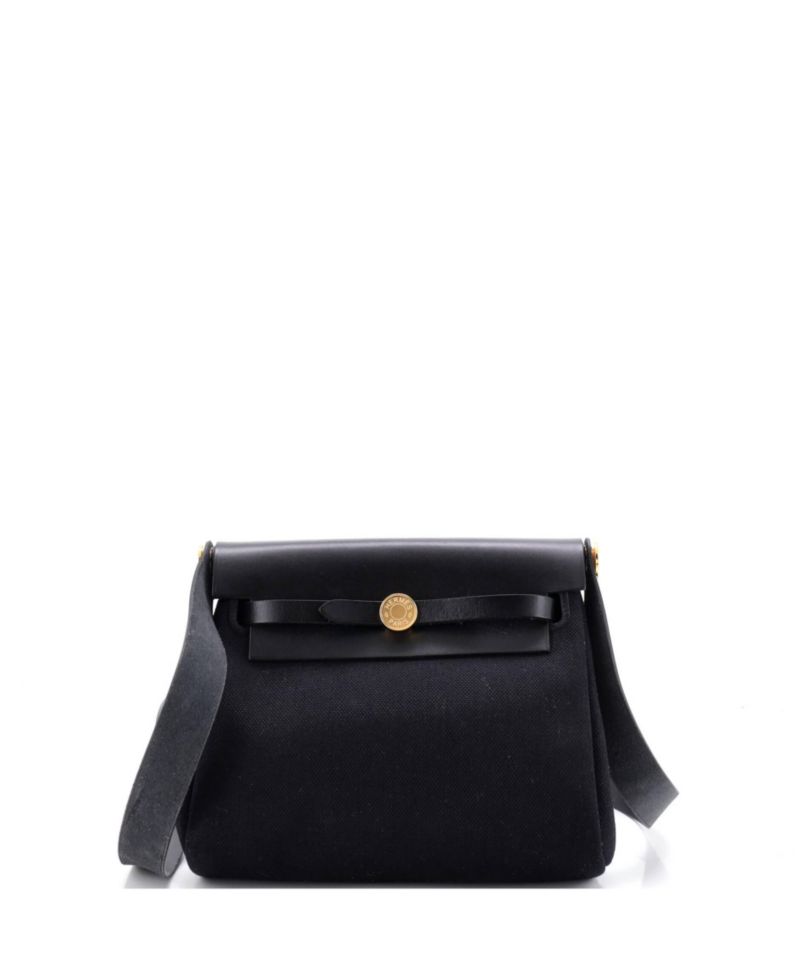 20 Herbag Zip Toile and Leather