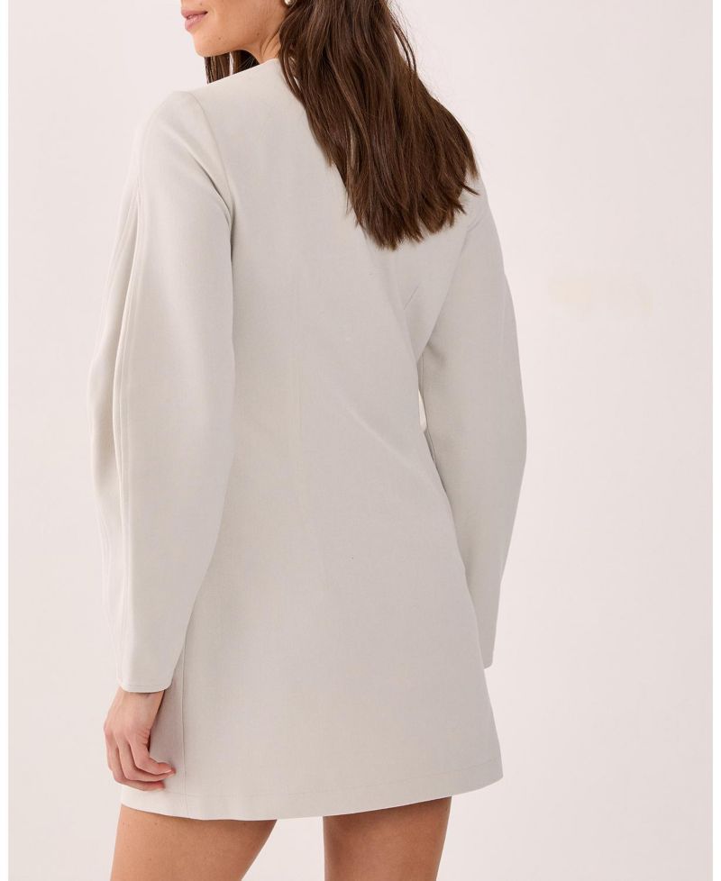 Women's Button Through Mini Blazer Dress
