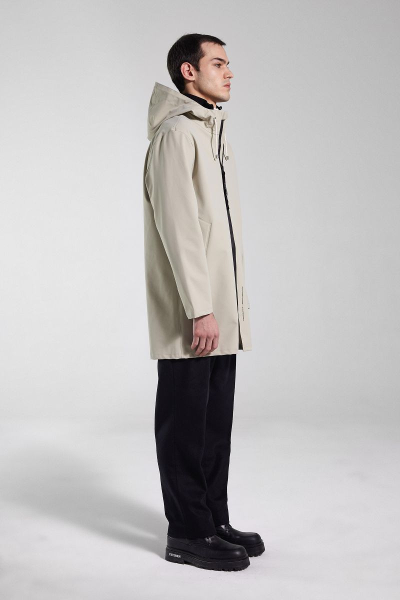 Men's Stockholm Lightweight Zip Matte Raincoat