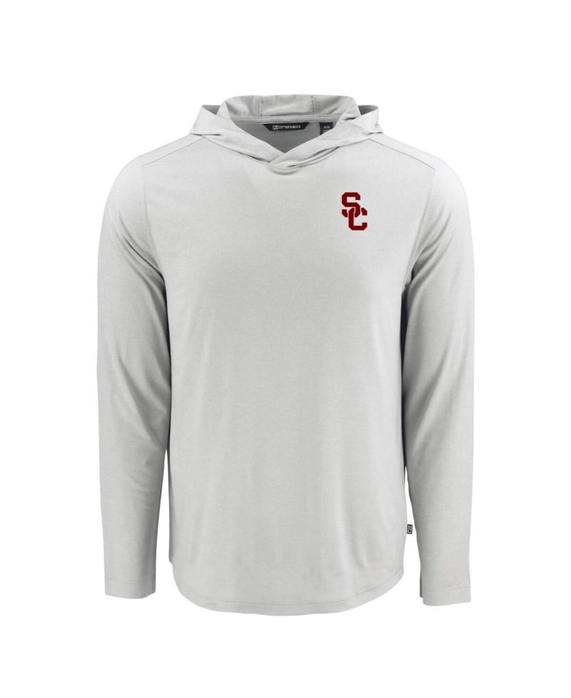 Men's Gray USC Trojans Coastline Epic Comfort Eco Long Sleeve Hoodie