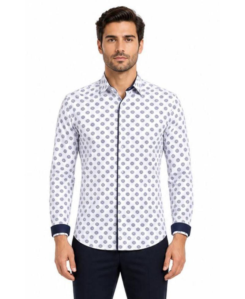 Men's Slim Fit Stylish Button-Down Shirt