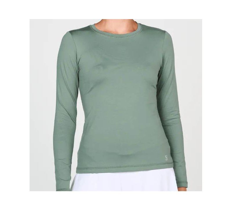Plus Size UV Colors Long Sleeve Tennis Shirt