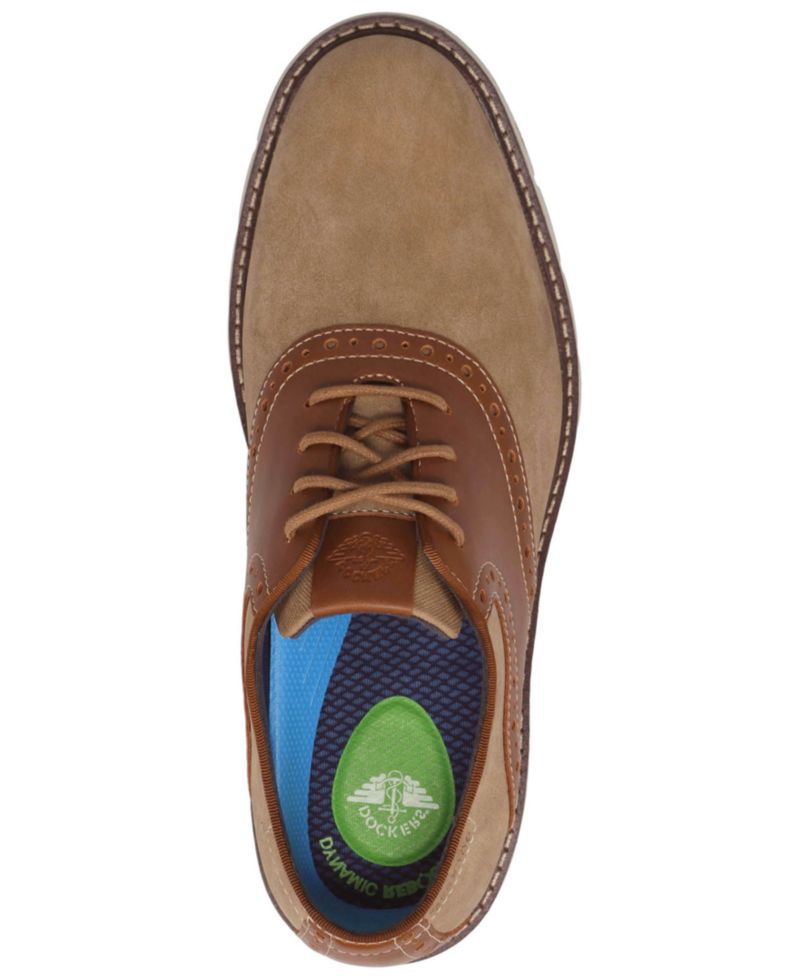 Men's Egan Casual Saddle Lace-Up Oxfords