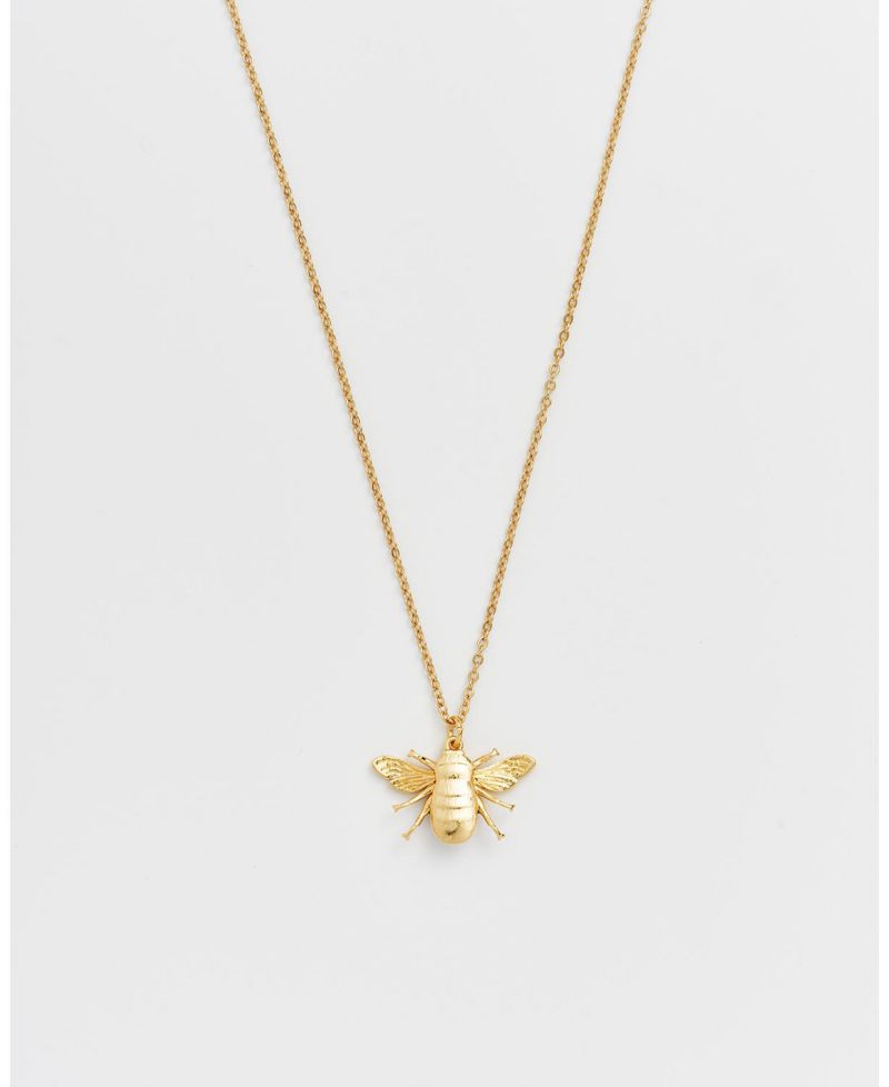 Honey Bee Enamel Necklace